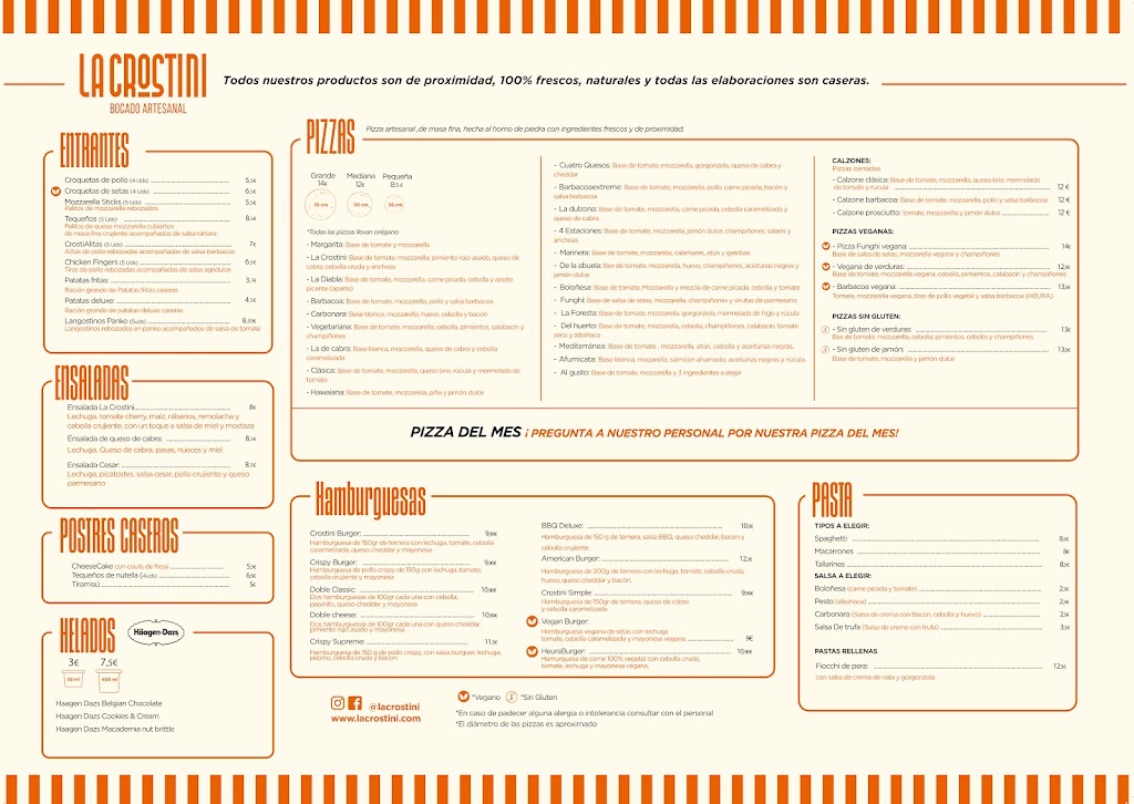La Crostini — Carta