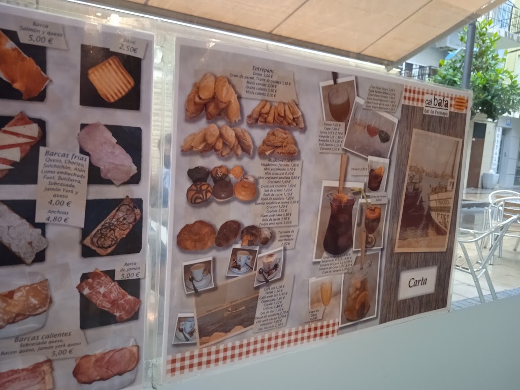 Cafeteria Cal Bafa — Carta