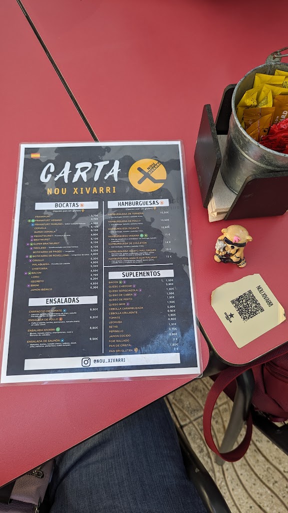 NOU XlVARRI Frankfurt-Cerveseria — Carta