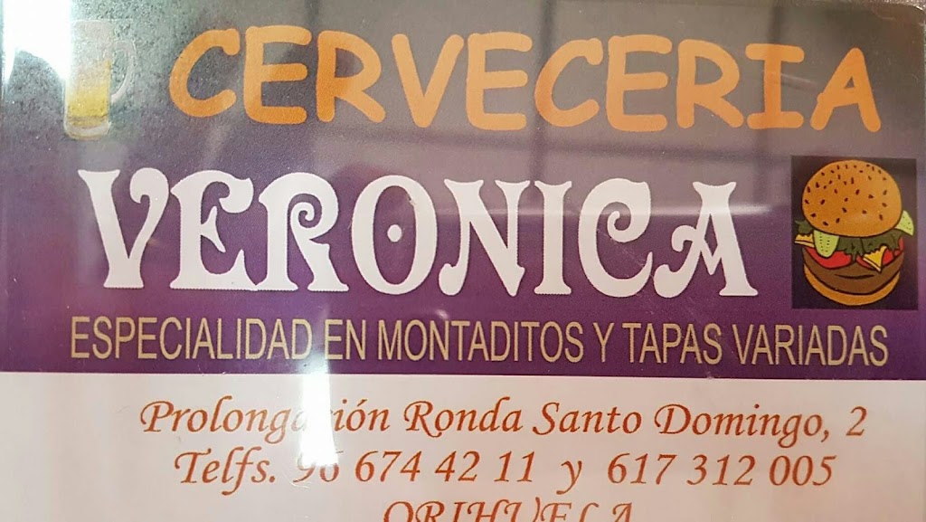 Cerveceria Veronica — Carta