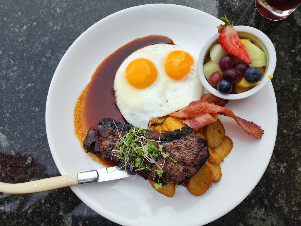 Steak and eggs