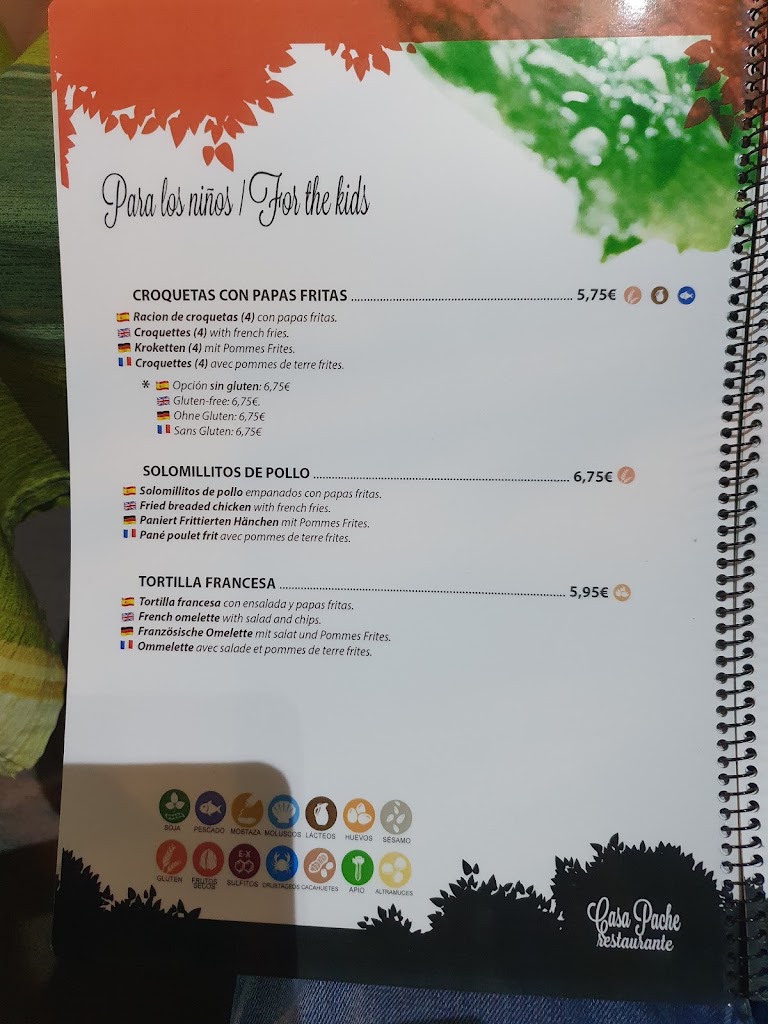 Casa Pache — Carta