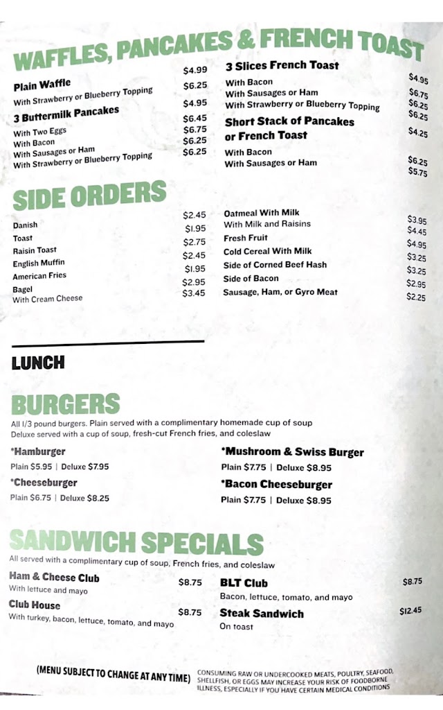  Vasili's Corner Cafe