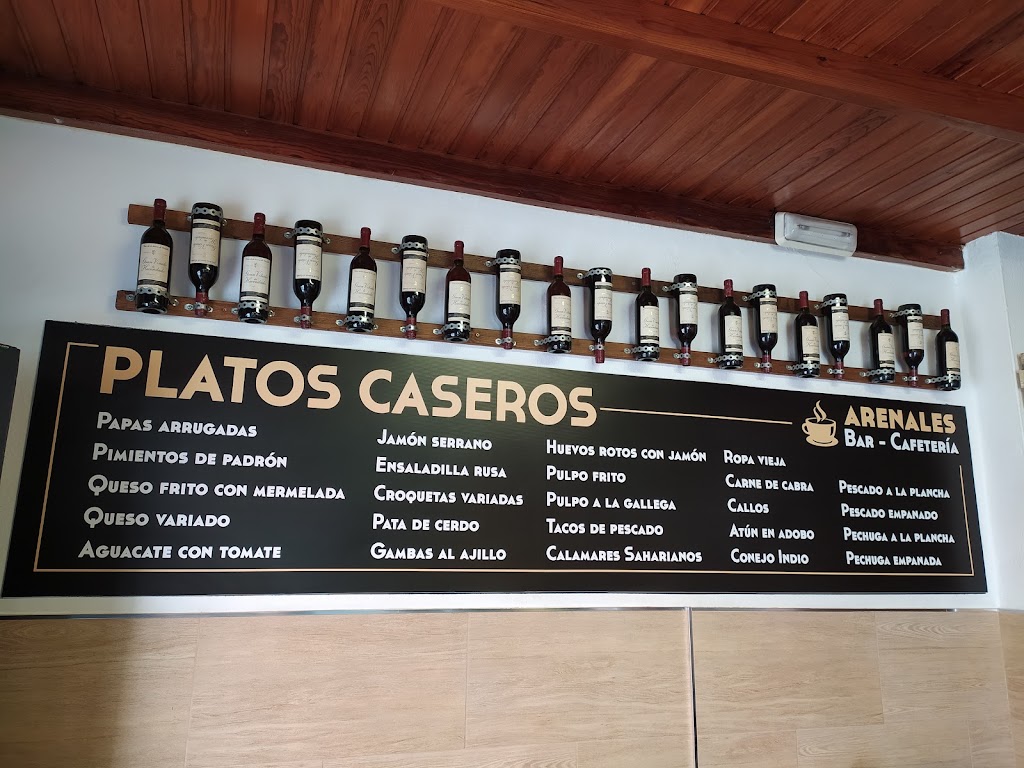 Cafeteria Arenales — Carta
