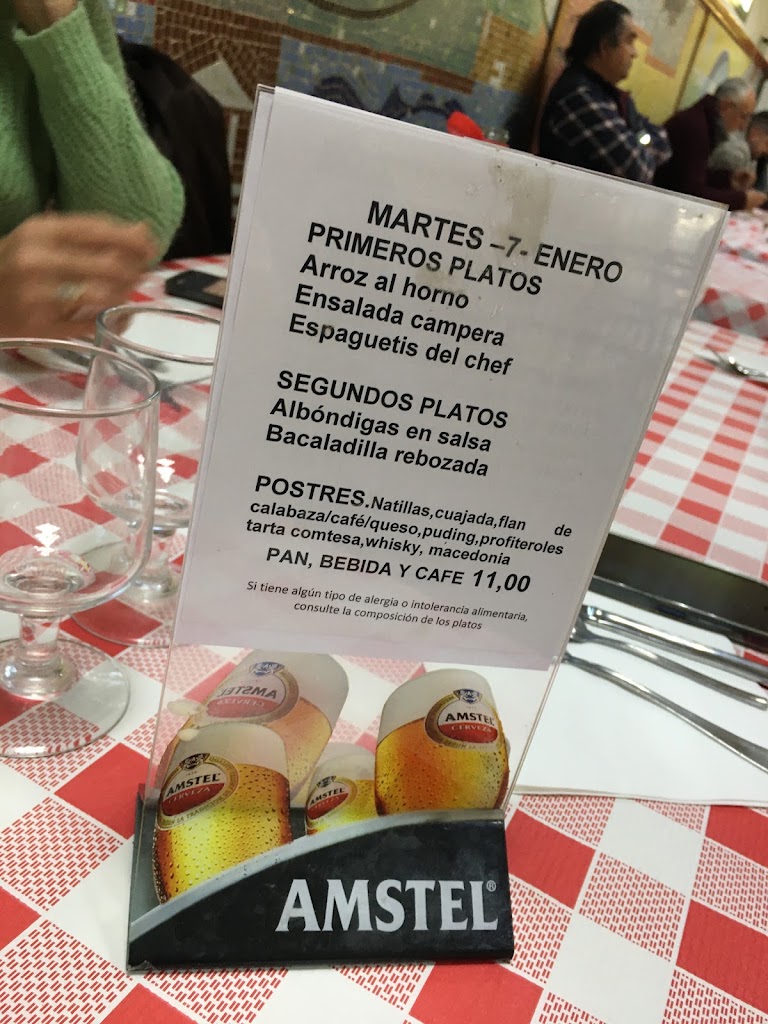 Cantina Copal — Carta