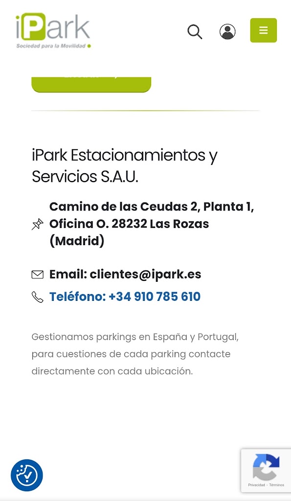 iPark Estacionamientos y Servicios S.A.U. — Mas recientes