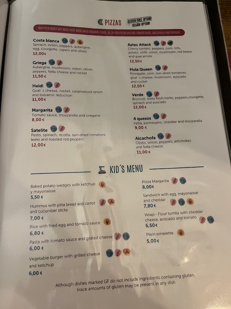 Beet Vegetariano — Carta