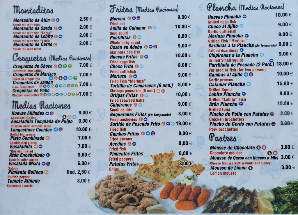 Bar Paquete — Carta