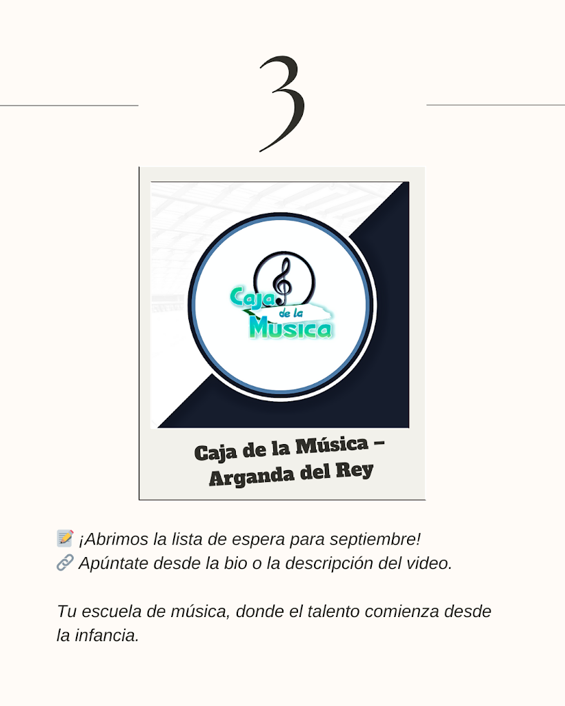 Academia Caja de la Musica - Arganda — Mas recientes