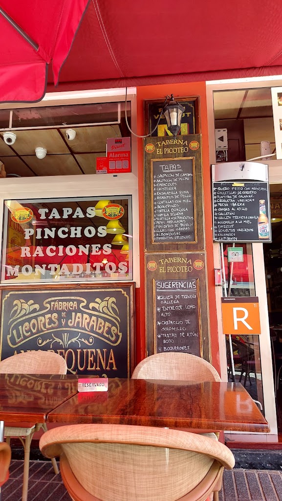 Taberna El Picoteo Maspalomas — Carta