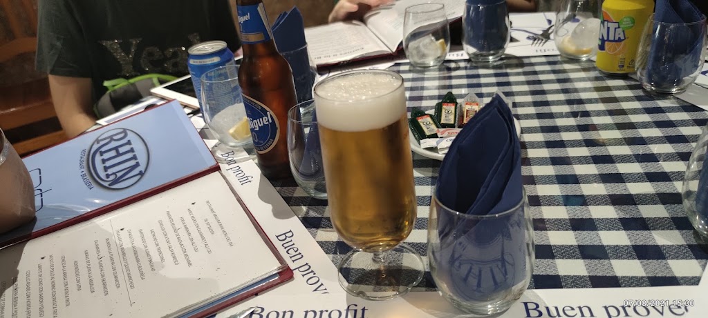 Restaurant Rhin Bar — Carta