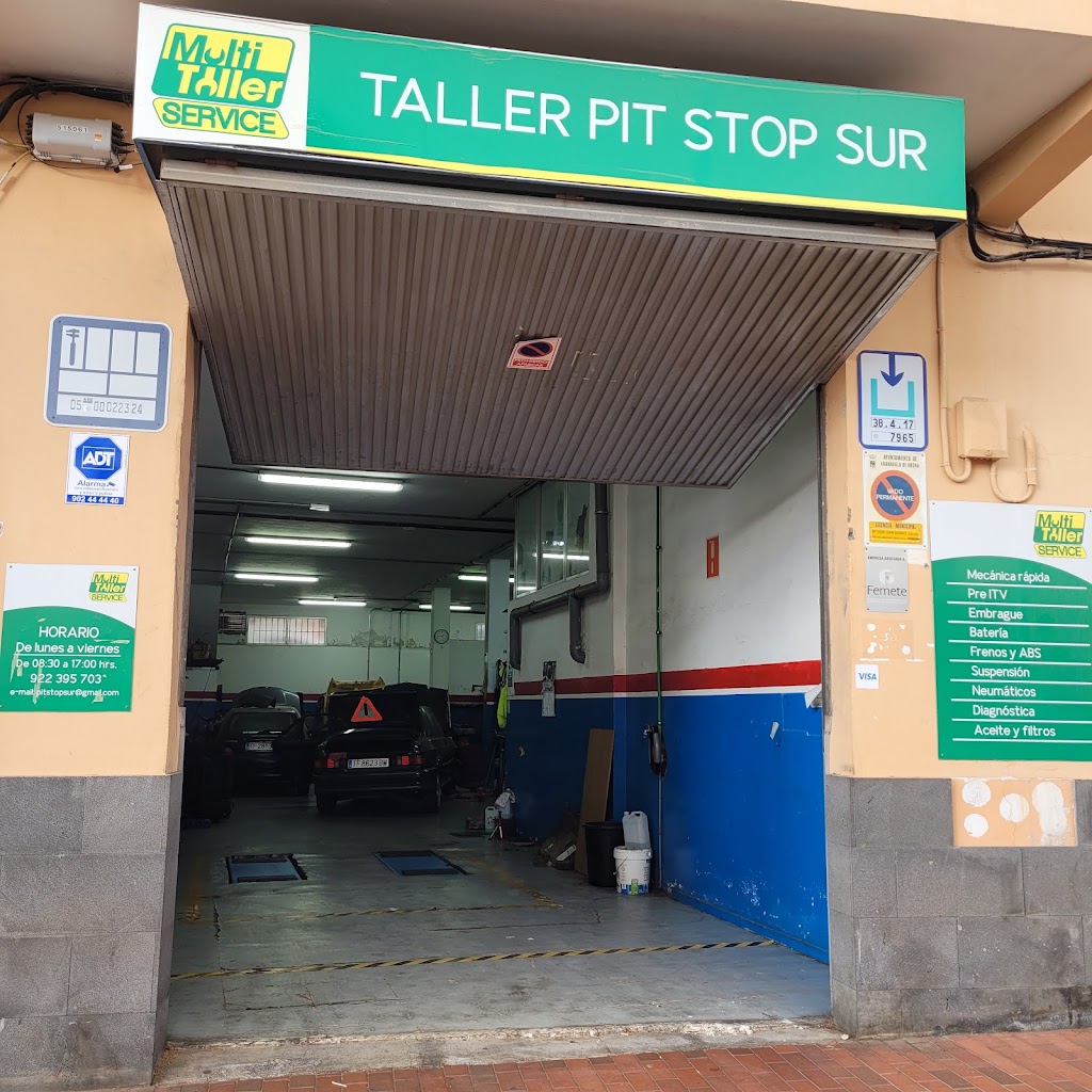 Taller Pit Stop Sur — Exterior