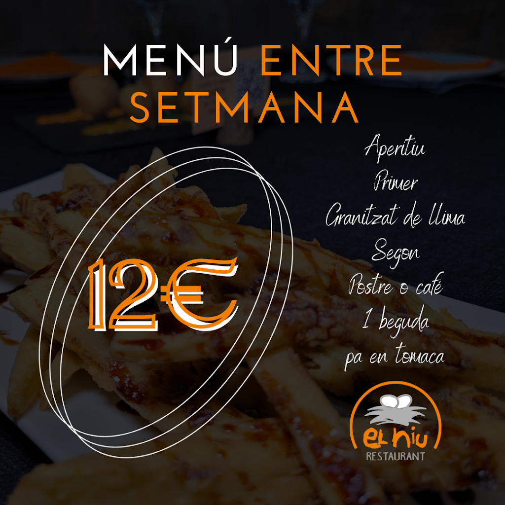 Restaurant El NIU — Carta