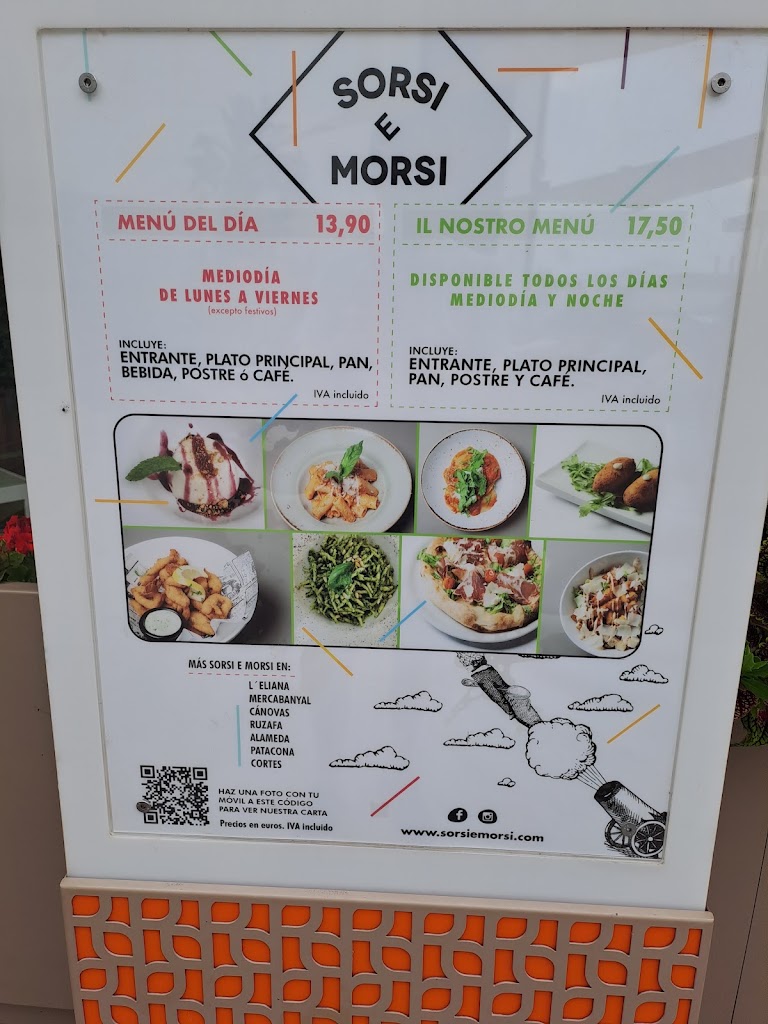 Sorsi e Morsi Bonaire — Carta