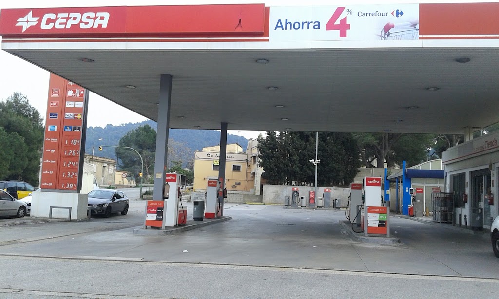 Estacion de servicio Cepsa — Surtidor de combustible
