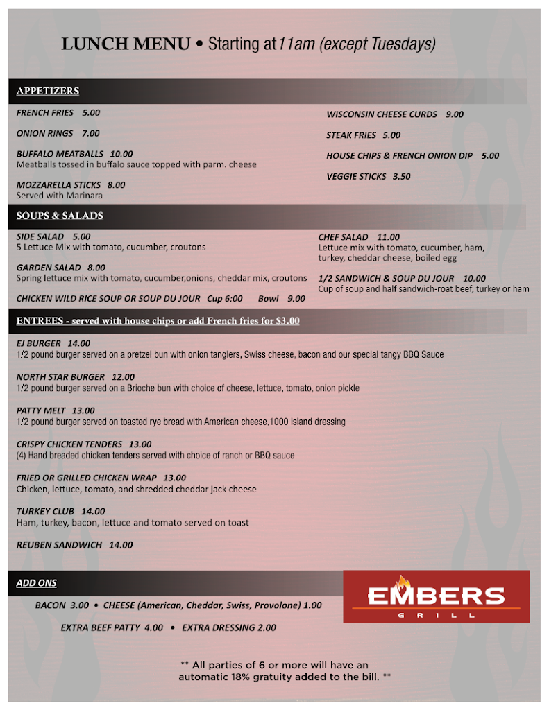  Embers Grill