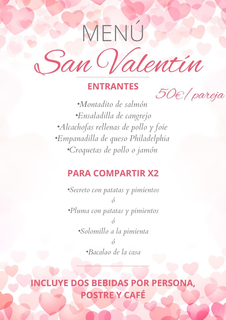 Bar Restaurante Rodeo — Carta