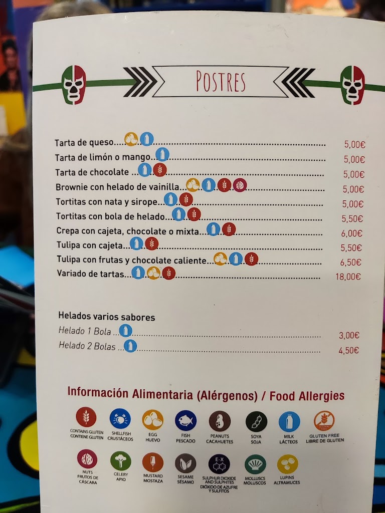 La Revancha — Carta