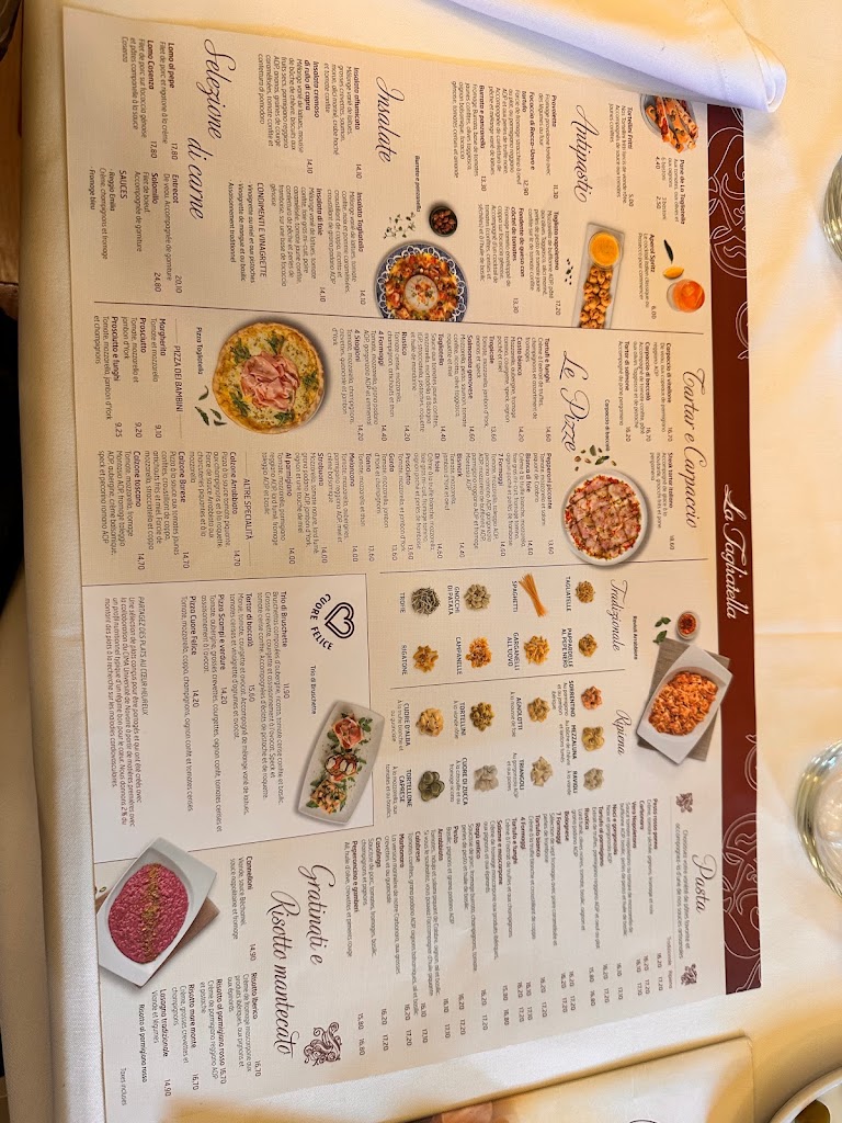Restaurante La Tagliatella | Figueres — Carta