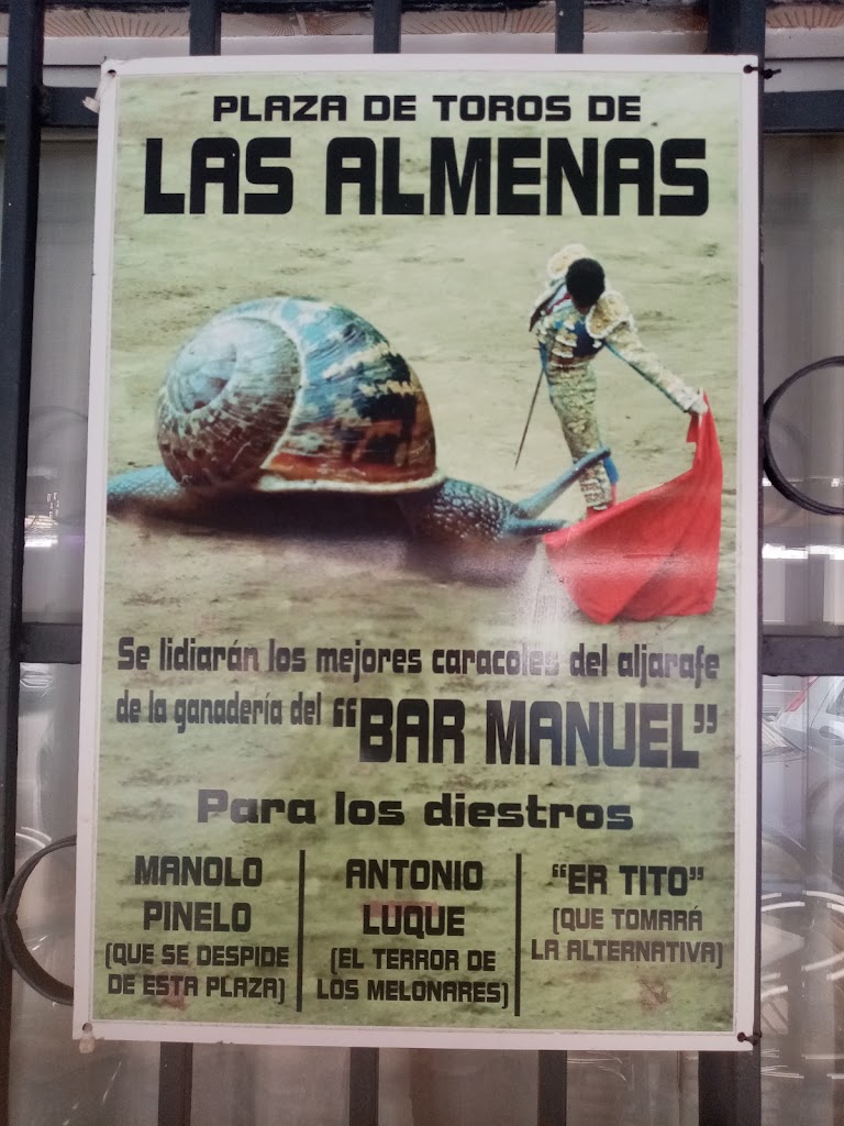 Bar Manuel Las Almenas — Carta