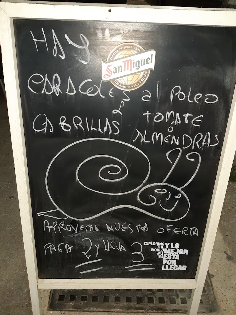 Cafe Bar Nueva Carteya — Carta
