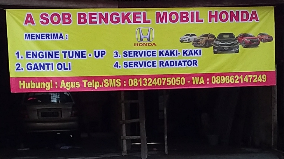 A SOB JAYA - BENGKEL MOBIL HONDA