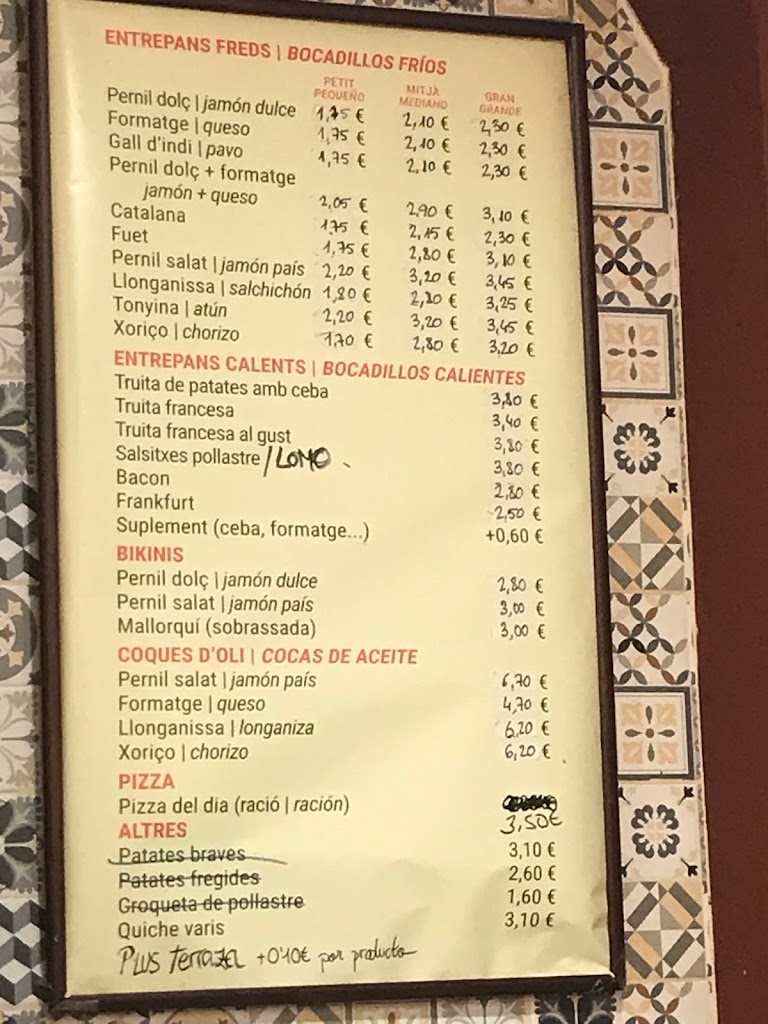 Bargallo — Carta