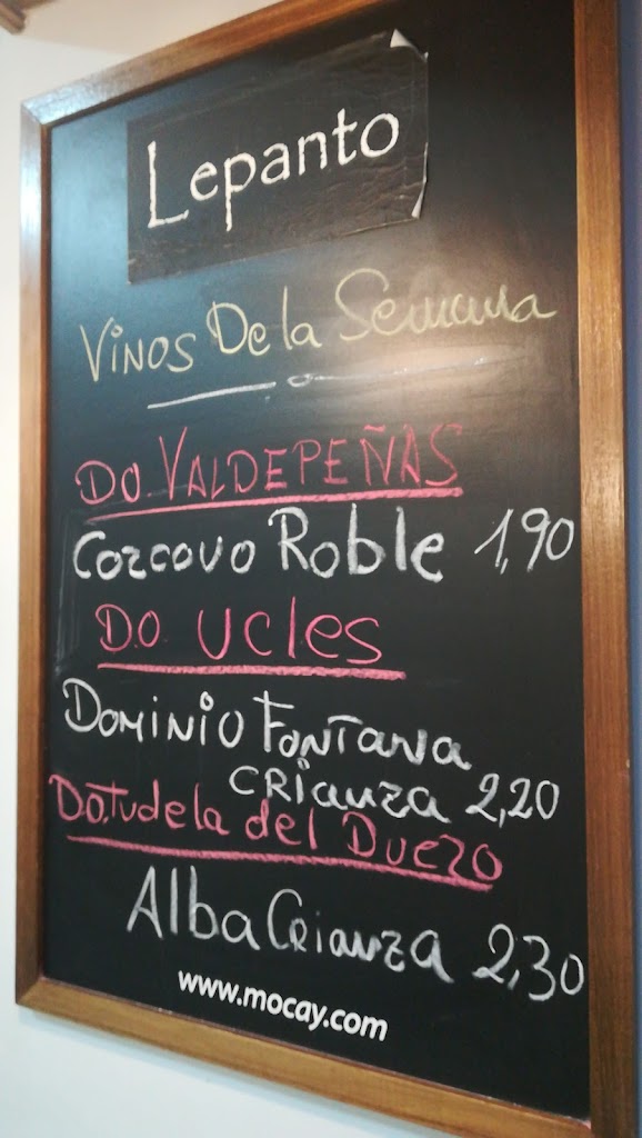 Bar AYALA — Carta