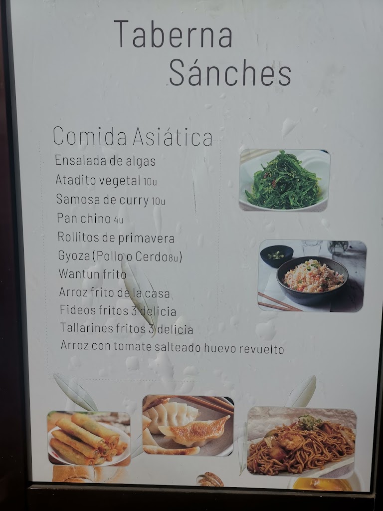 Taberna Sanchez — Carta