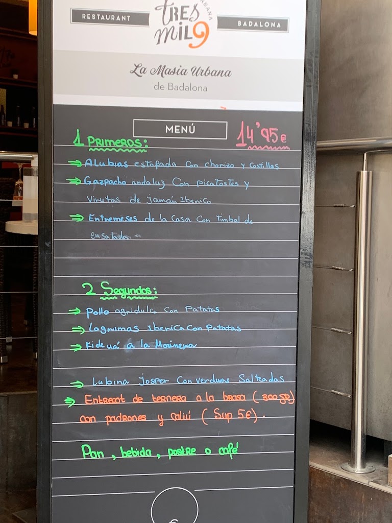 Tres Mil 9 — Carta