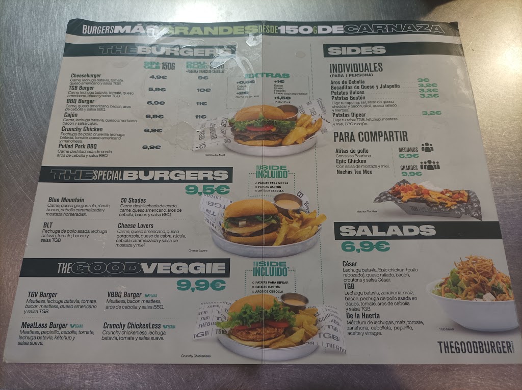 TGB - The Good Burger — Carta