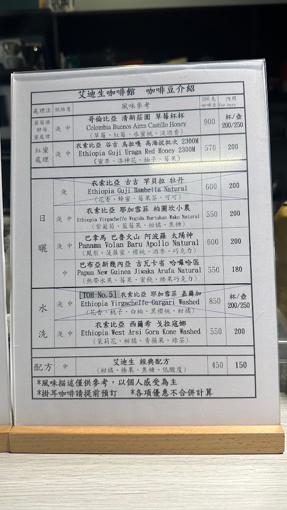 艾迪生咖啡館Edison Coffee（咖啡豆專賣、咖啡外帶）詳細資料請參考FB粉絲頁[小店在加油站入口處］ 的照片