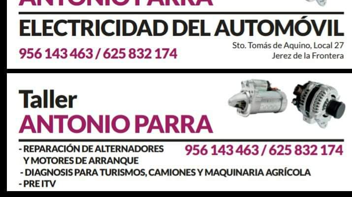 Taller Electricidad Automovil Antonio Parra — Del propietario