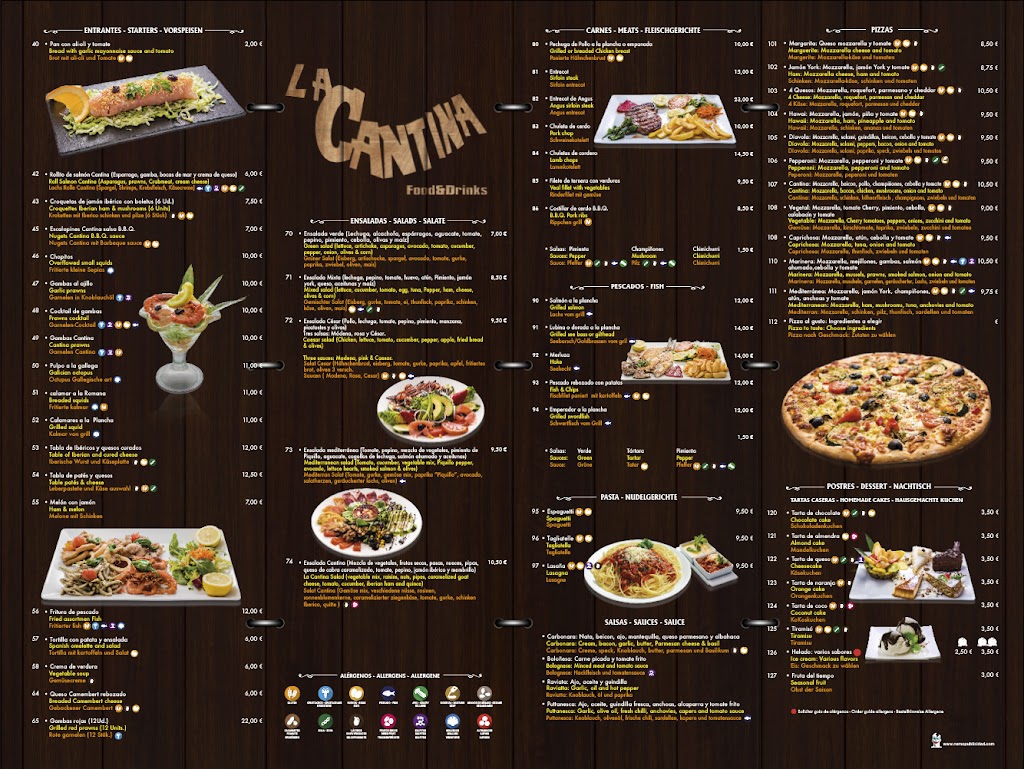 La Cantina Food & Drinks/ Restaurant/ Oceanfront — Carta