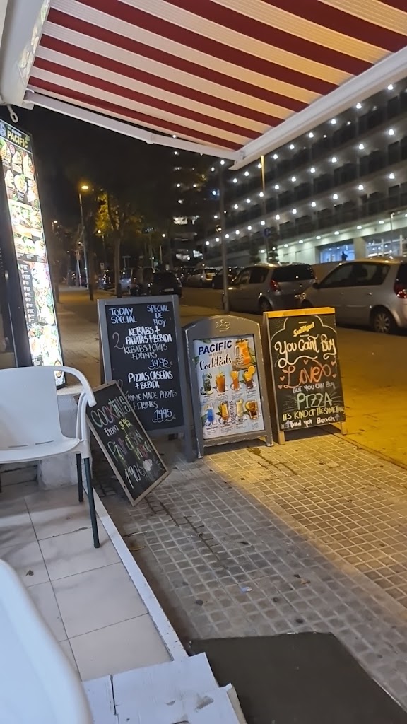 BAR & RESTAURANT PACIFIC — Carta