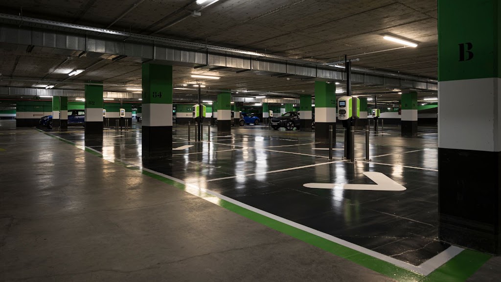 Punto de carga Allego — Interior