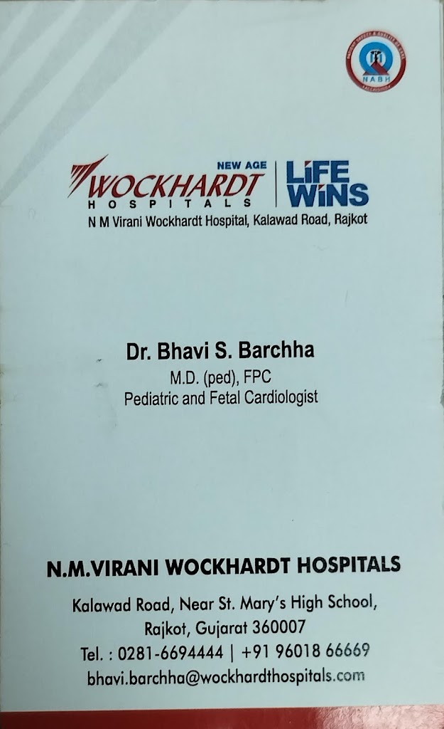 Dr. Dr Bhavi Barchha Paediatric Cardiologist