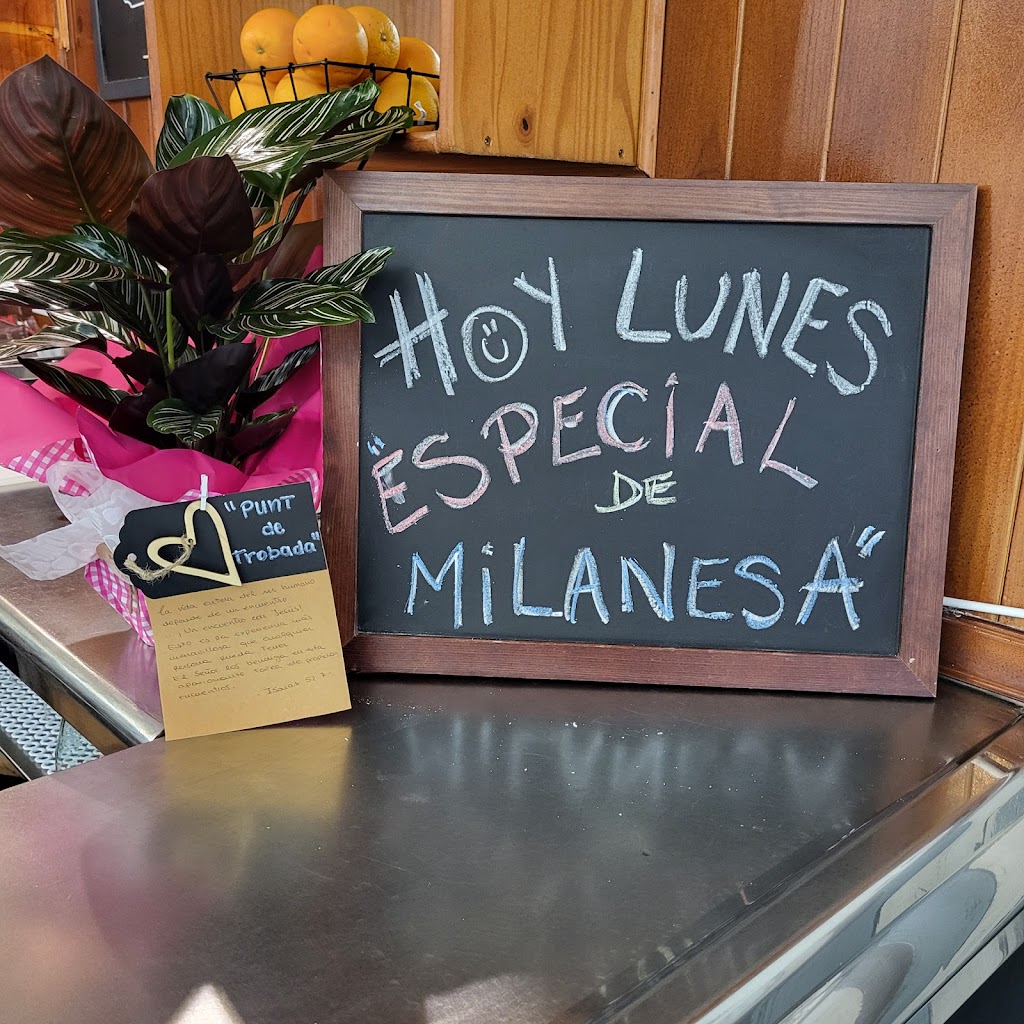 Cafeteria Punt de Trobada — Carta