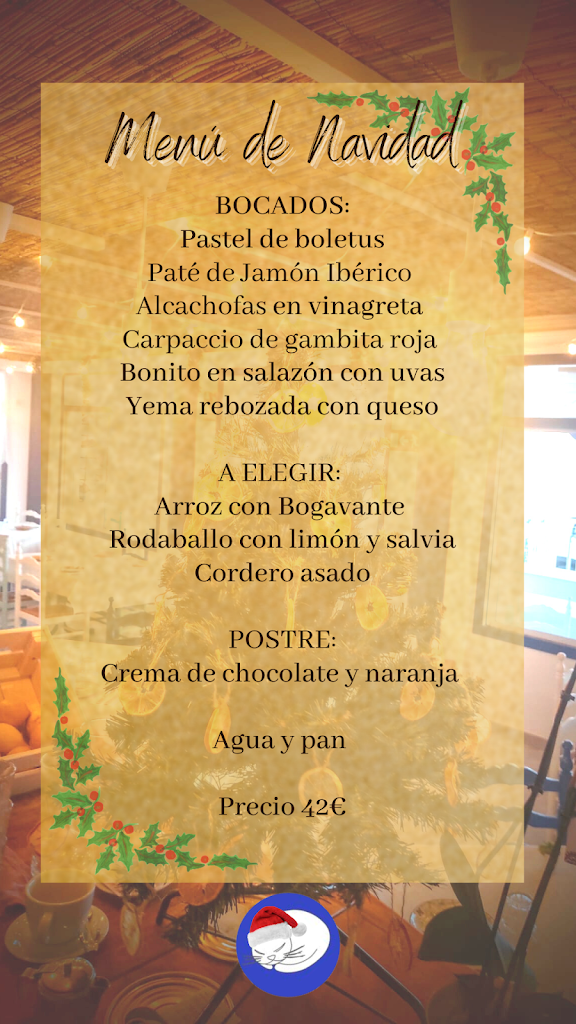 Restaurante El Gato Blanco — Carta