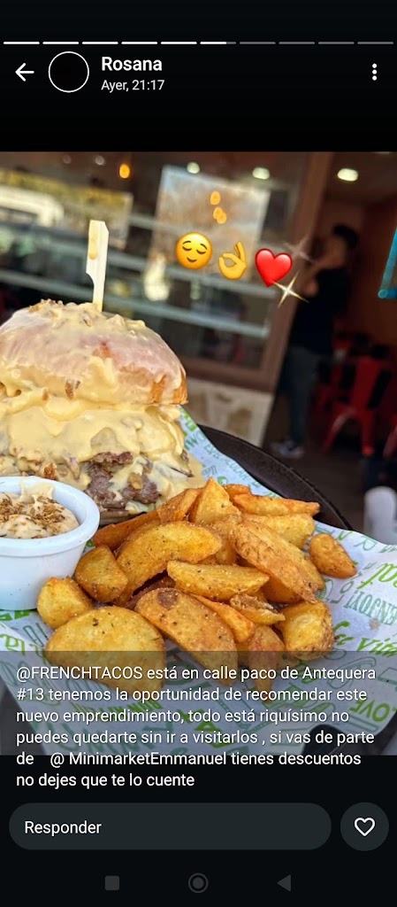 French tacos y Smash burguer — Del propietario