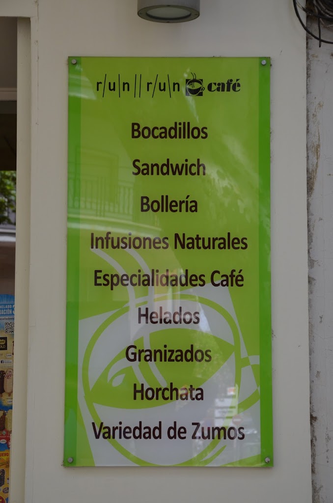 Cafeteria Pasaje - By Run Run — Carta