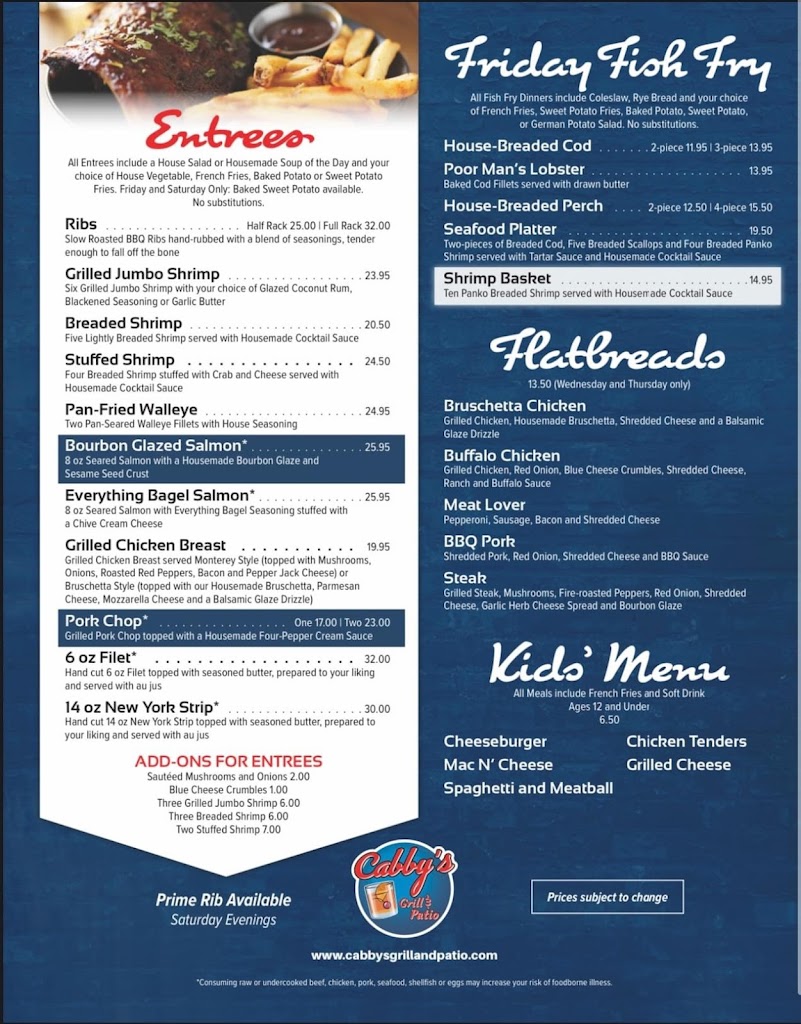  Cabby's Grill & Patio