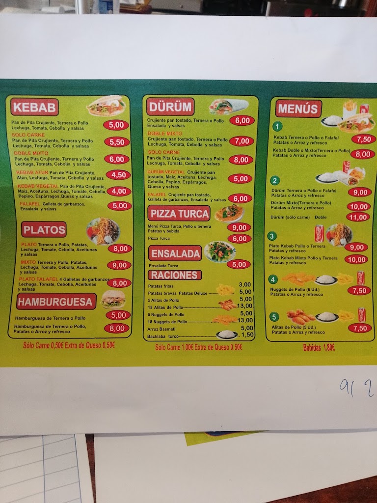 Doner Kebab 28200 — Carta
