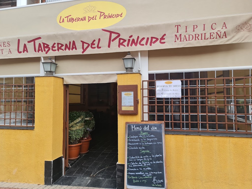 La Taberna del Principe — Carta