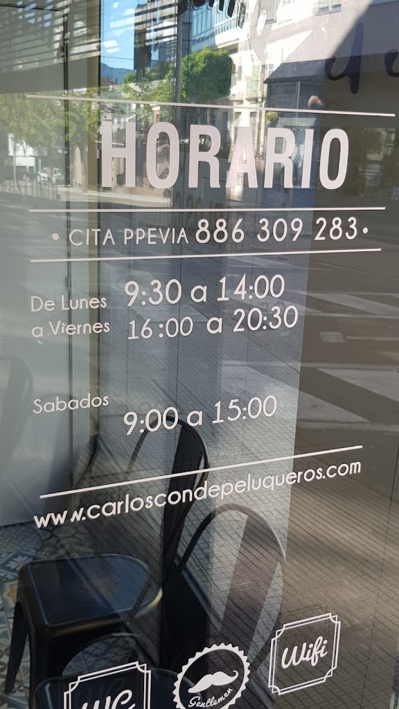Carlos Conde Peluqueros Ponteareas — Del propietario