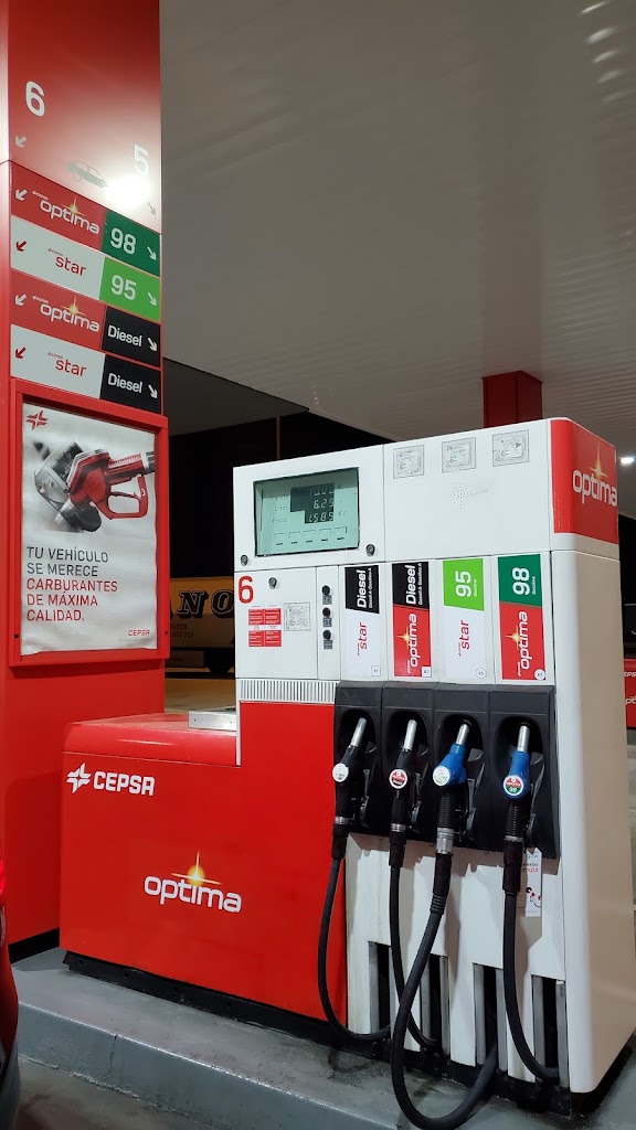 Estacion de servicio Cepsa — Surtidor de combustible
