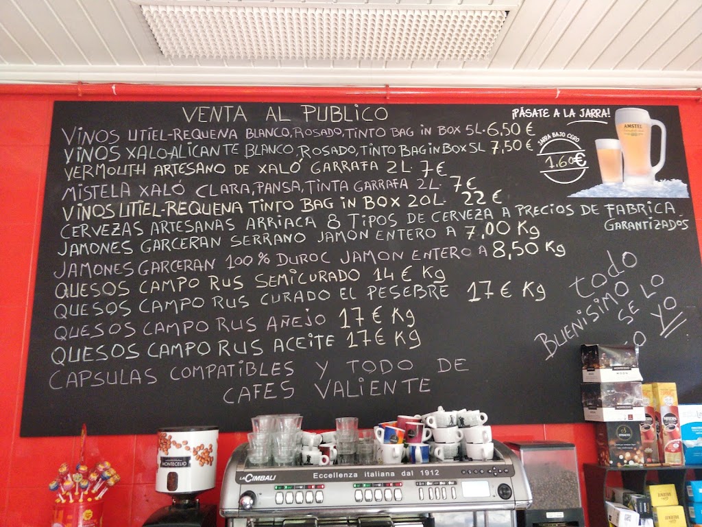 Bar Rafa — Carta