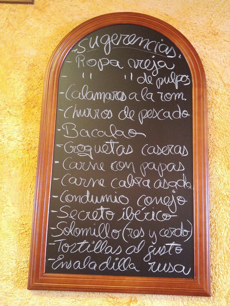 Tasca La Thuya — Carta