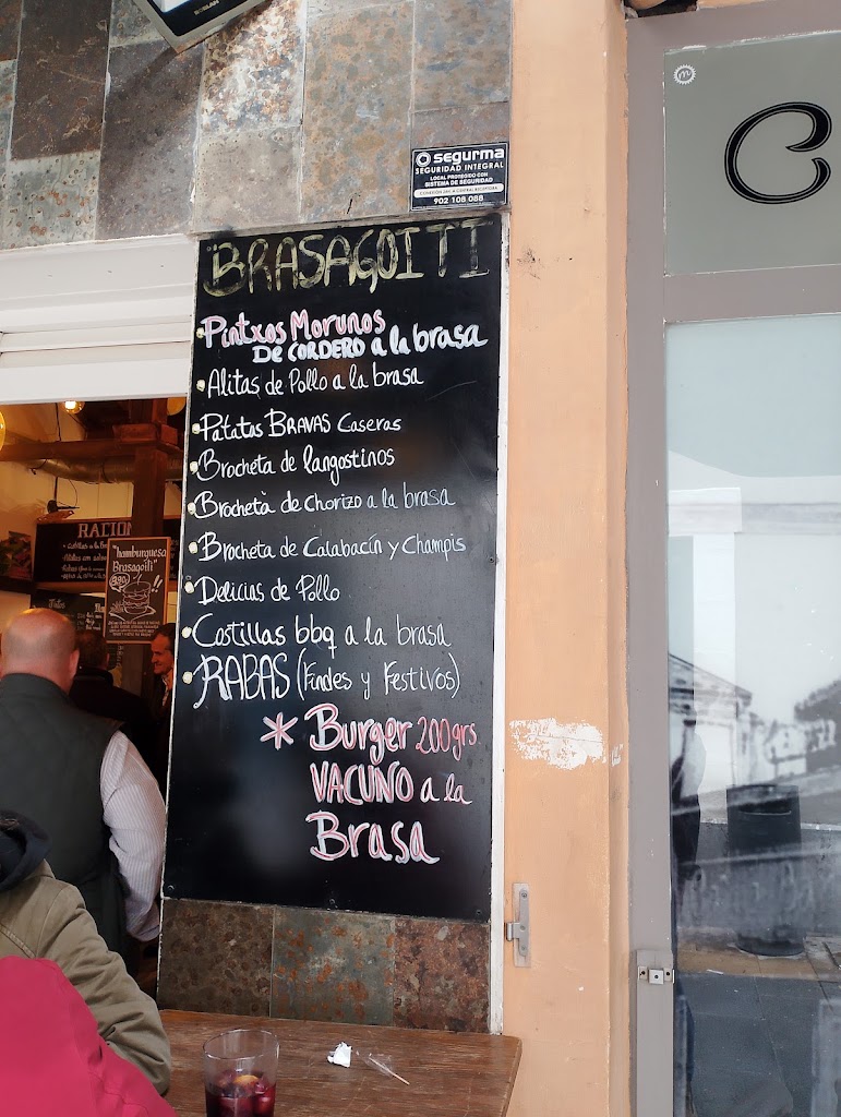 Brasagoiti Bar — Carta