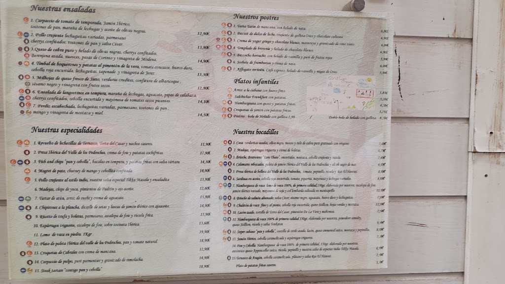 Restaurante Contigo Pan y Cebolla | Zaragoza — Carta